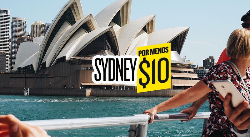 Divirta-se em Sydney por menos de 10 dólares.